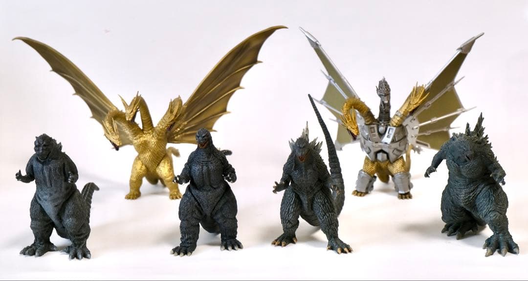 【フルコンプ】激造シリーズ 歴代ゴジラ・怪獣編Part.1　6体セット