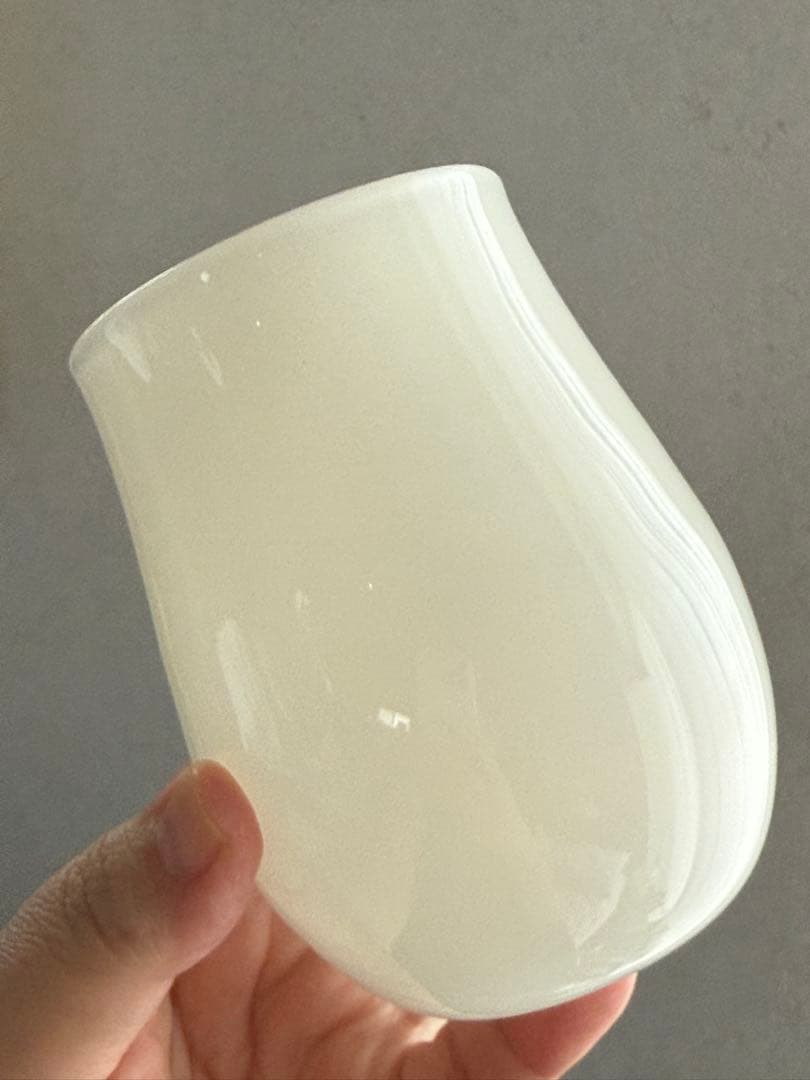 黒川登紀子 アイボリーグラス 2個セット 未使用品