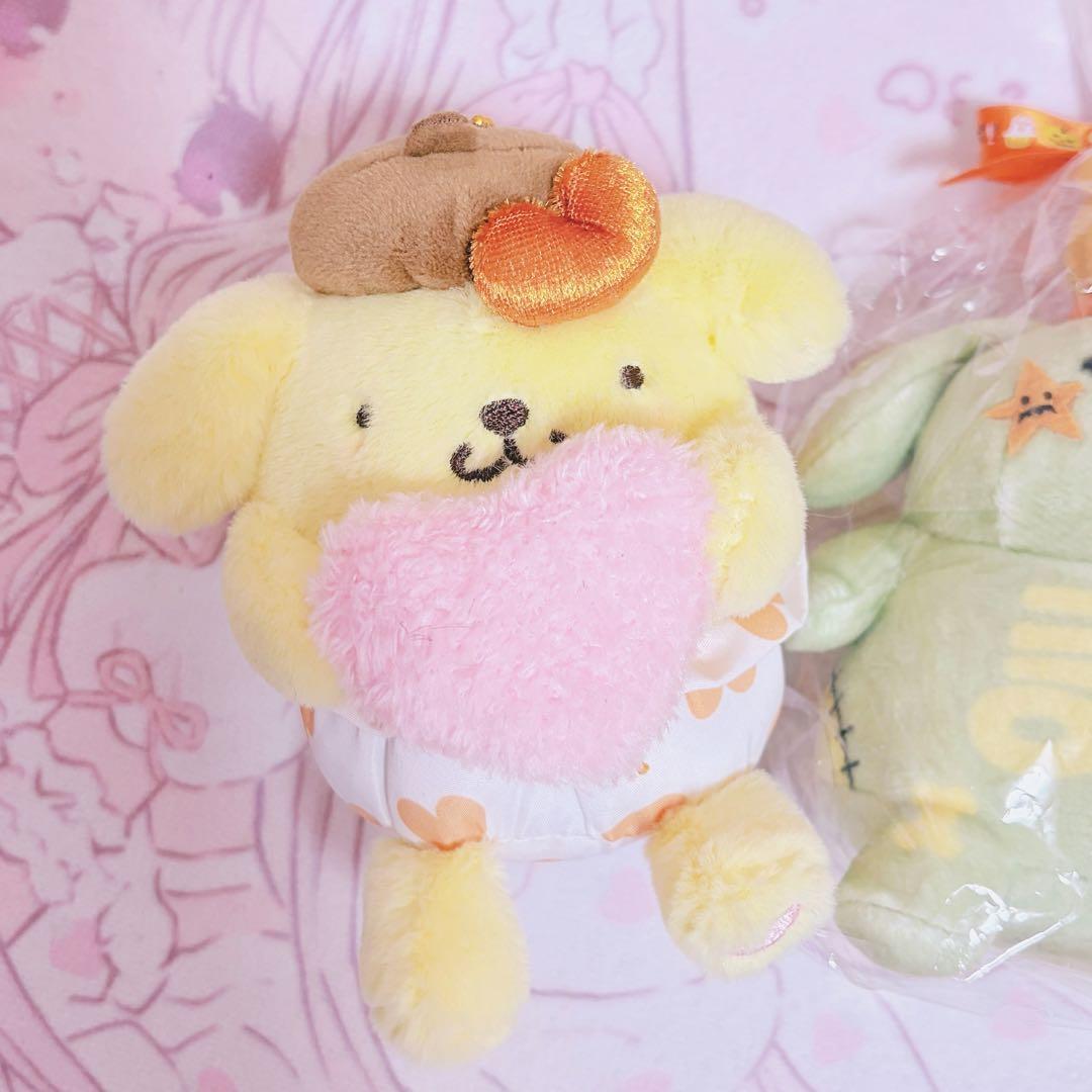 サンリオ　ポムポムプリン ハロウィン フランケンシュタイン マスコット　寅　3点