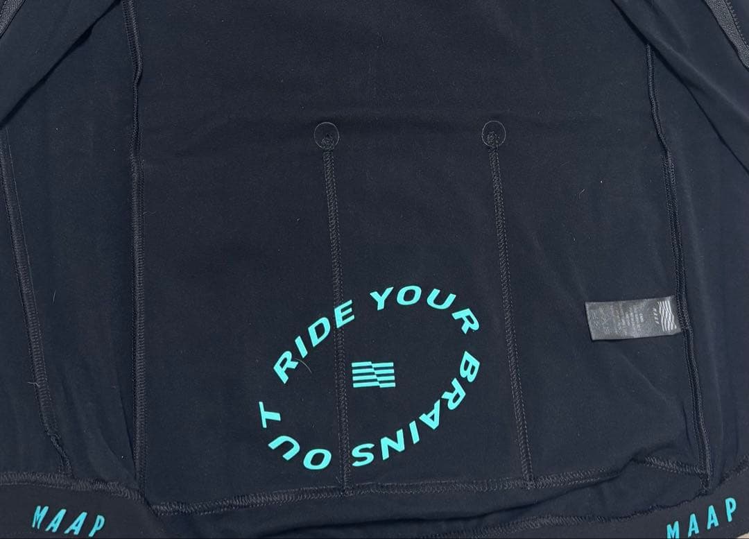  サイクルジャージ 裏起毛 ブラック ロング レディース サイズXS