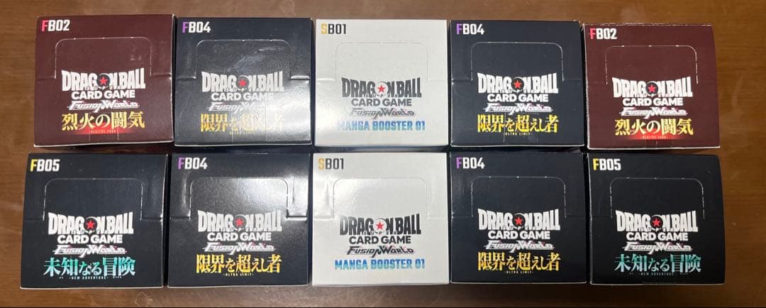 未開封テープ付　MANGA BOOSTER 01 2BOX+その他8BOX