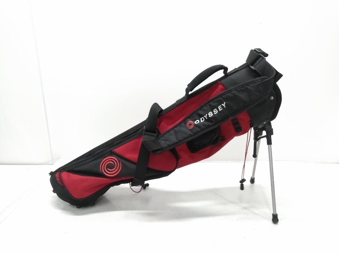レア オデッセイ スタンド式 キャディバッグ クラブケース 7インチ 5分割 ●