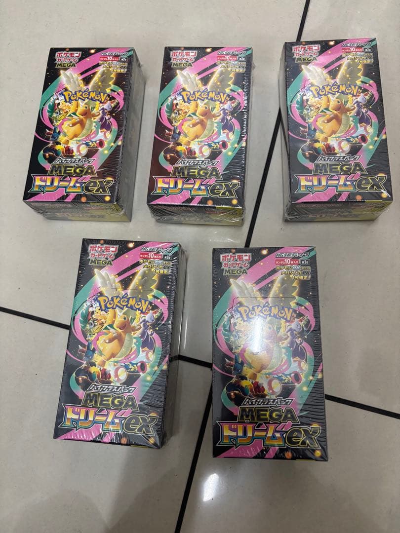 ポケモンカードメガドリーム5Box