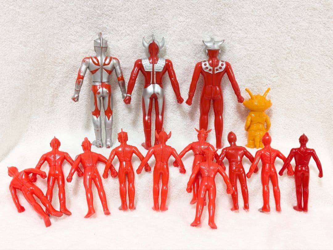 ウルトラマンシリーズ　ソフビ　当時物　昭和　平成
