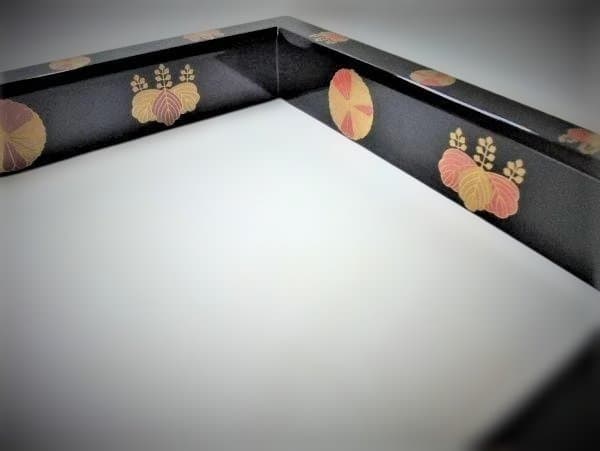 炉縁 輪島塗 高台寺蒔絵 金蒔絵「久世 宗春」作