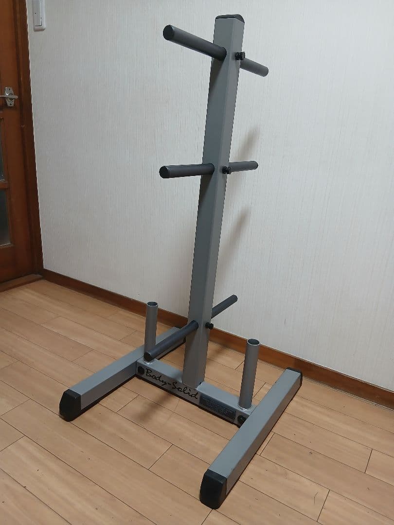 BODYSOLID(ボディソリッド)スタンダードプレートトツリー&バーホルダー