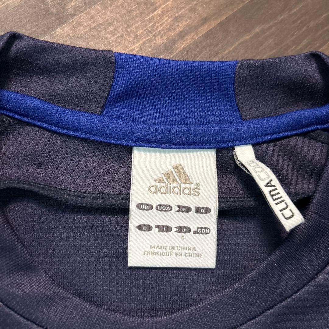 8SM1 adidas 日本代表ユニフォーム　サッカー　Tシャツ　サイン入り古着