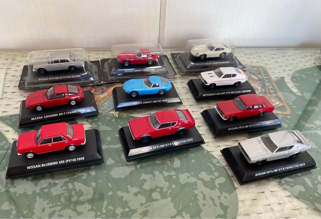 旧車　Nissan Skyline 2000GT-R ミニカー まとめ売り