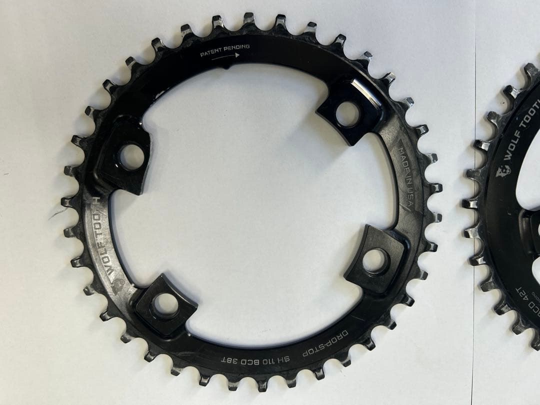 ウルフトゥース　シングルチェーンリング　2枚セット