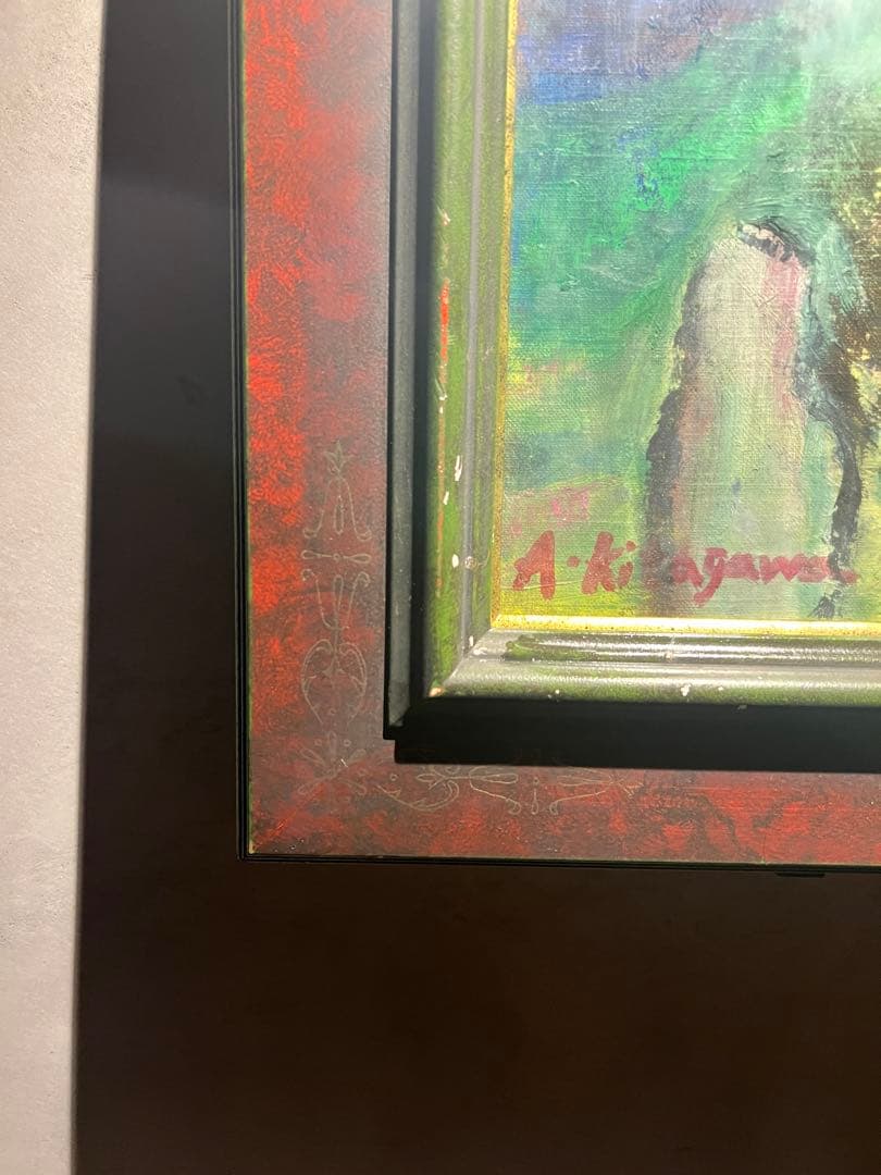 【淡い儚い夢】油彩画　作者不詳