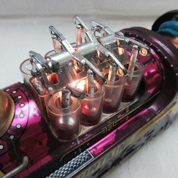 当時物・訳アリ 増田屋 PISTON RED MOUNTAIN 機関車 日本製