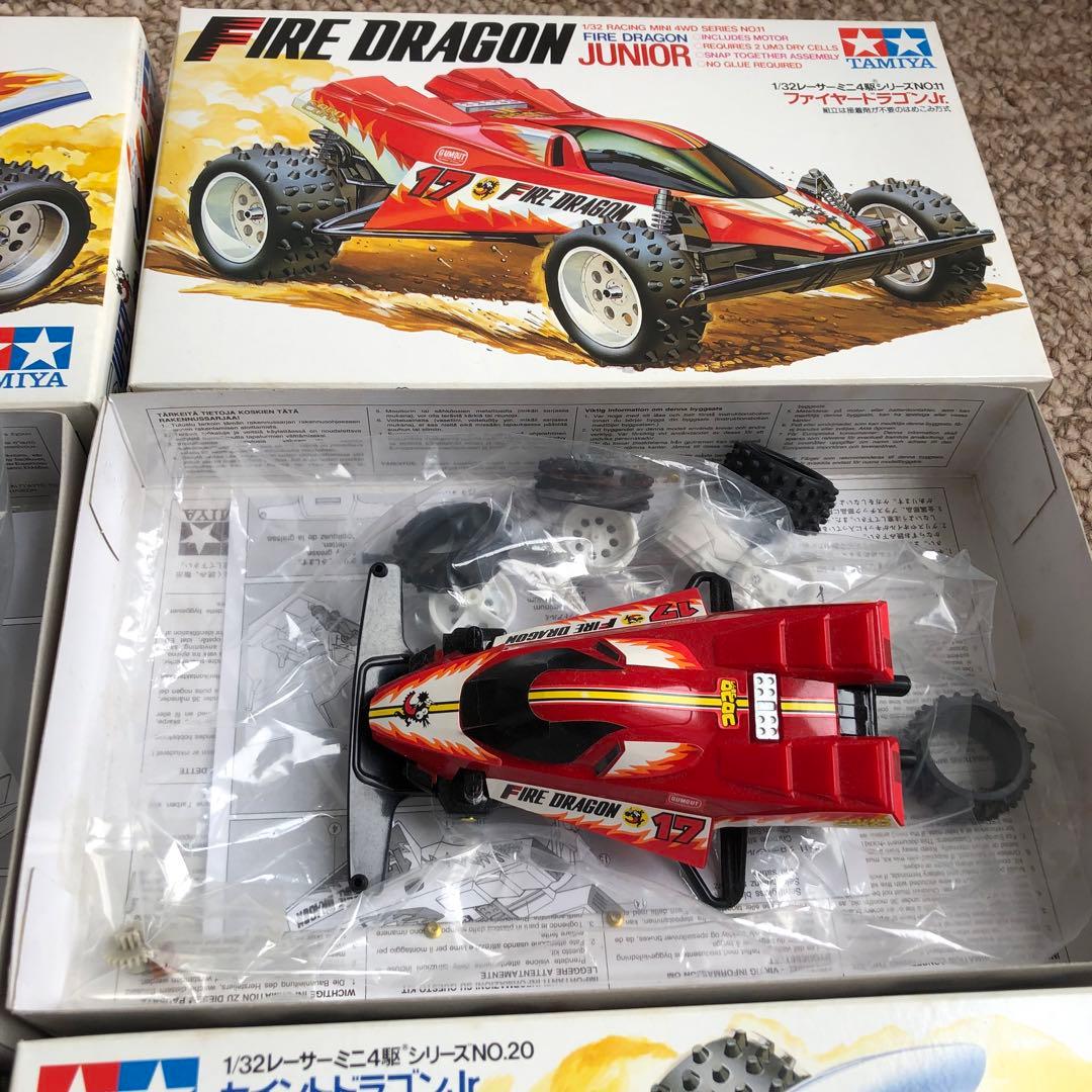 レーサーミニ四駆　メモリアルボックス　4台 サンダードラゴン　ラジコンボーイ