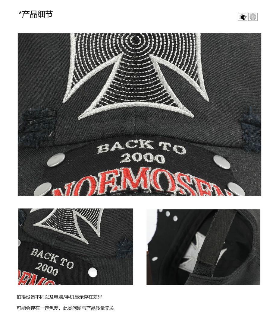 no E mosen ピークキャップ バックトゥ2000デニムキャップ 男女兼用