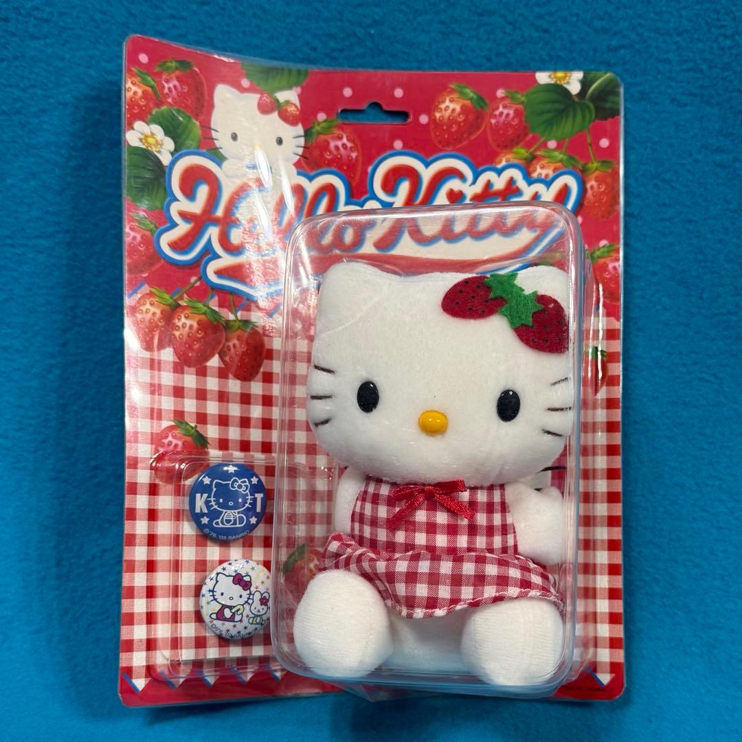 超激レア⭐︎ハローキティ⭐︎いちご・レモン・ぶどうキティ⭐︎缶バッチ付き⭐︎2003