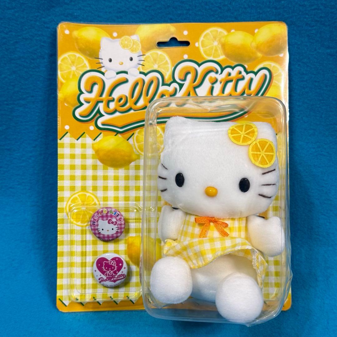超激レア⭐︎ハローキティ⭐︎いちご・レモン・ぶどうキティ⭐︎缶バッチ付き⭐︎2003