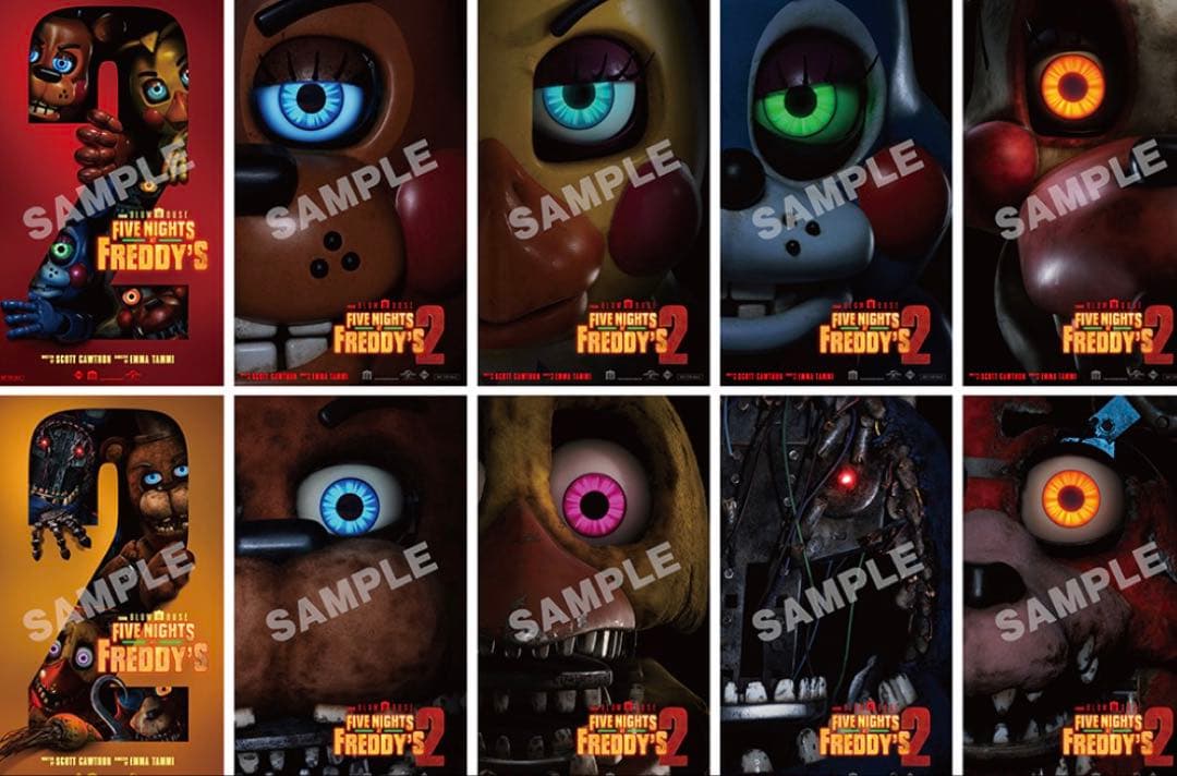 ファイブ・ナイツ・アット・フレディーズ2特典　ステッカー全種セット