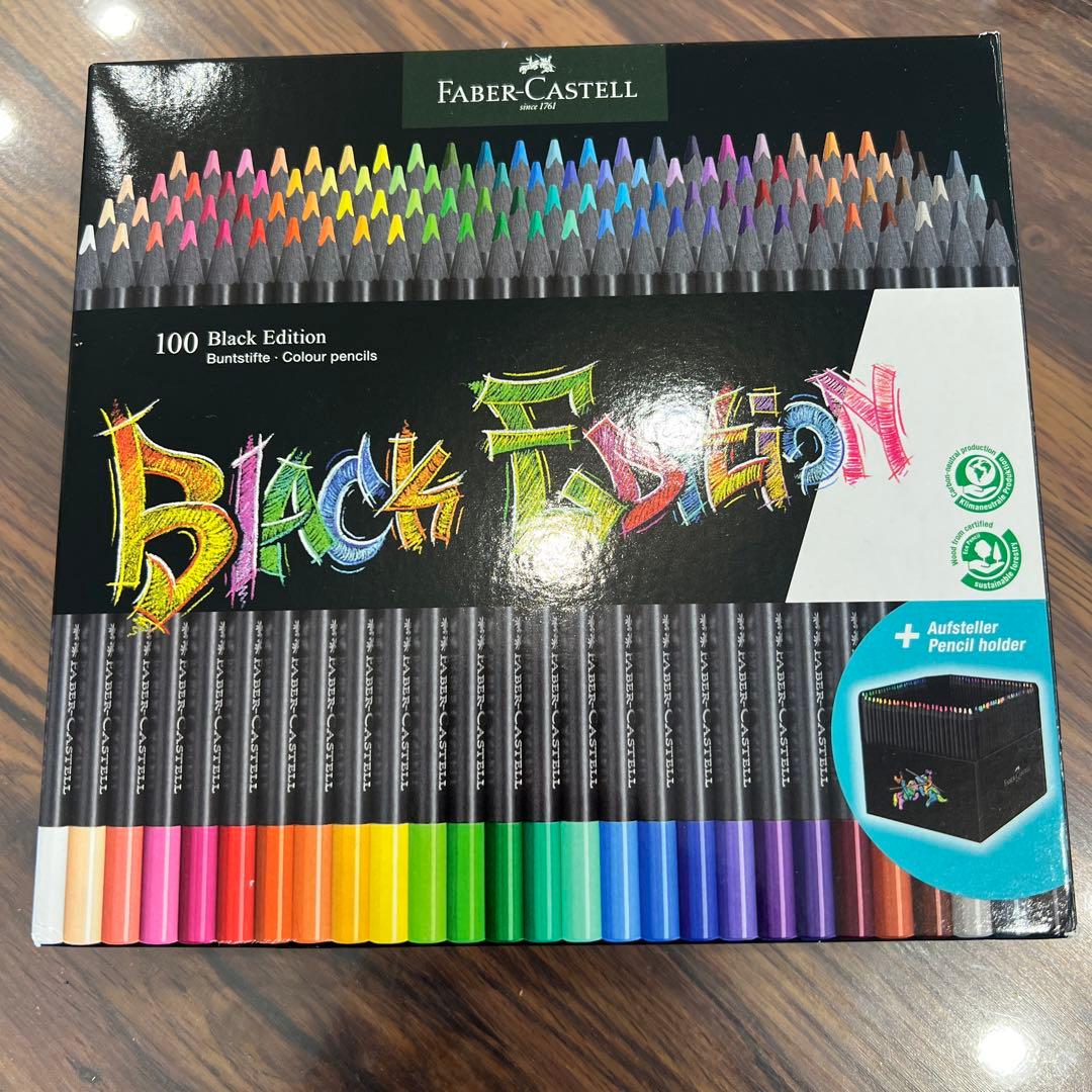 【訳あり】ファーバーカステル ブラックエディション 100色