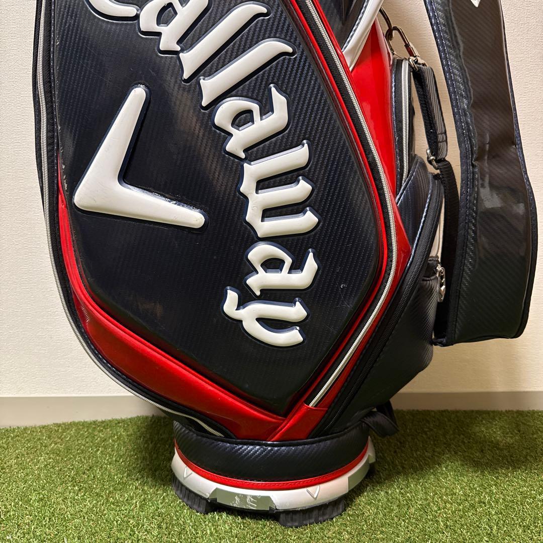 Callaway キャロウェイ キャディバッグ トリコロール 9型 カーボン調