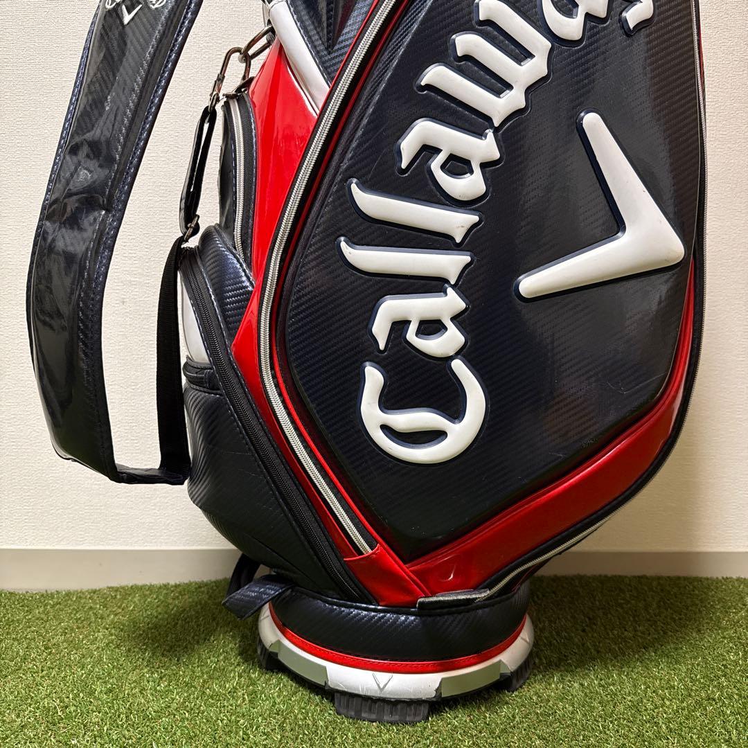Callaway キャロウェイ キャディバッグ トリコロール 9型 カーボン調