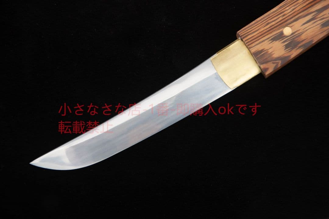 花梨木小短刀-高性能マンガン鋼 古兵器 武具　刀装具　日本刀　模造刀 軍刀