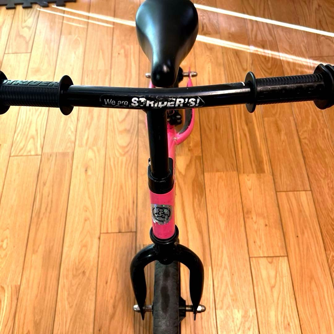 ストライダー　STRIDER バランスバイク ピンク　室内保管　今月まで値下げ中