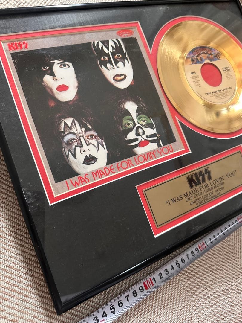 KISS I Was Made For Lovin You ゴールドプレート