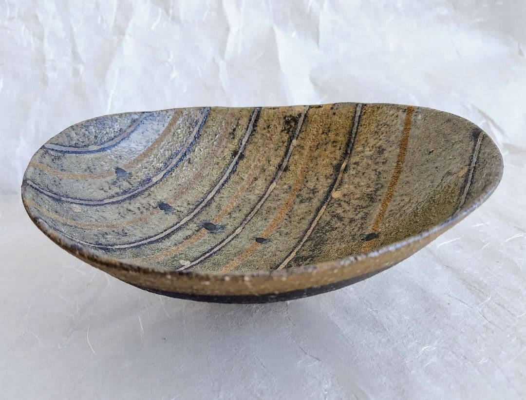 高台線文皿(一客) 高台小皿(五客)セット 未使用 新品同様