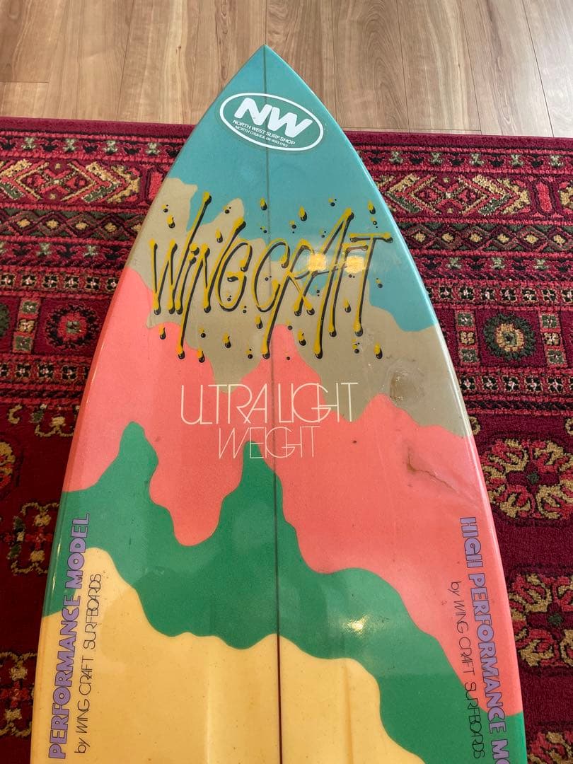 ヴィンテージ　クアッドフィン　サーフボード　CLARK FOAM製