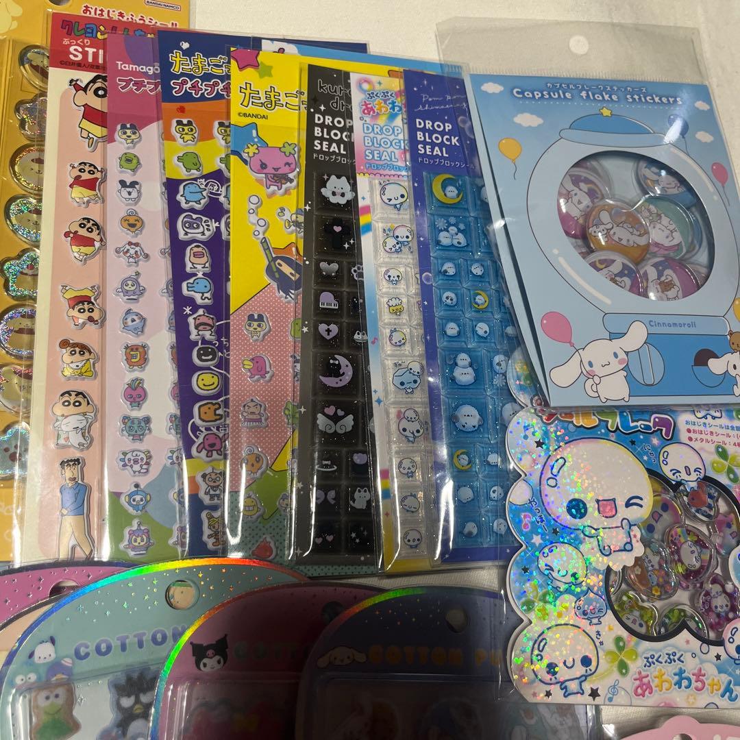 ボンボンドロップシール うるちゅるポップシール サンリオ ディズニーたまごっち