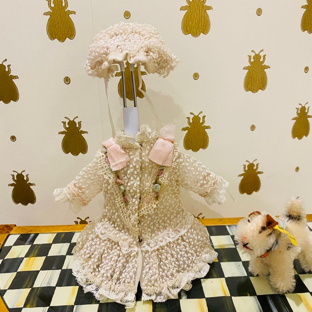 アンティークドールのドレス&ハット　2号用