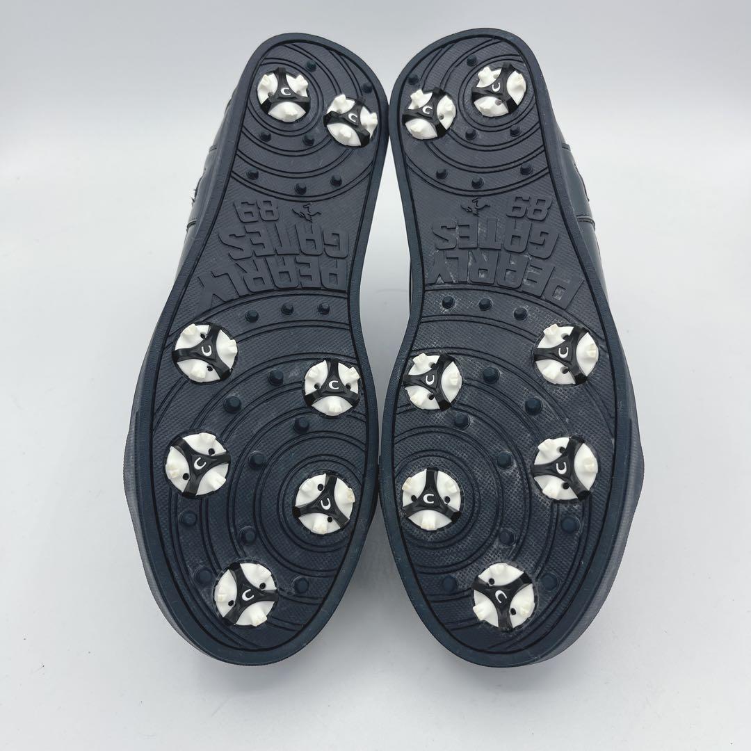 【超美品】パーリーゲイツ ハイカット レザーゴルフシューズ 24.0センチ