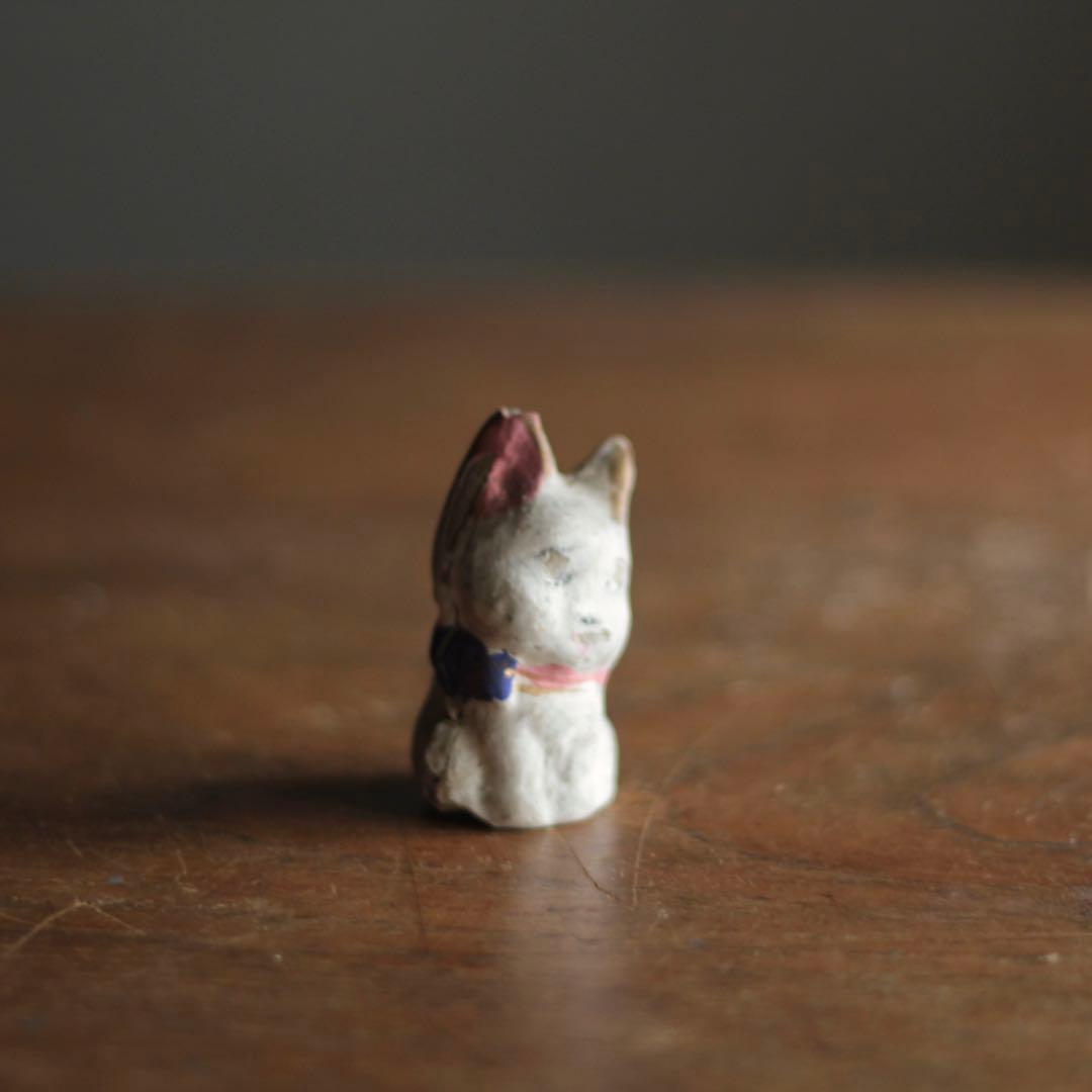 古い 土人形 猫 民芸 古道具 アンティーク 練り人形？