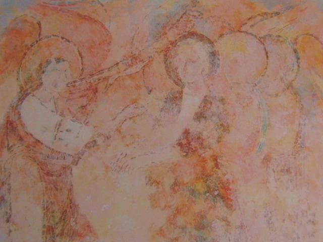 井上耐子、【夢みる香里】、希少な額装用画集より、新品額装付