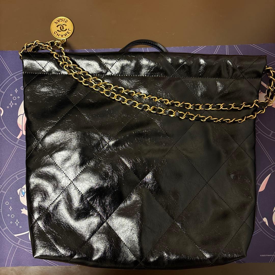 CHANEL ブラック　ショルダーバッグ　ノベルティ
