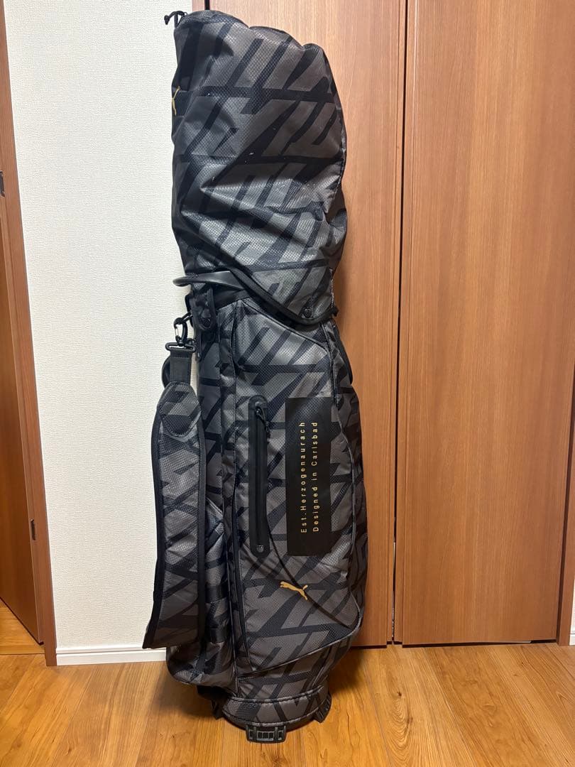 Puma 大型キャディバッグ ブラック/グレー