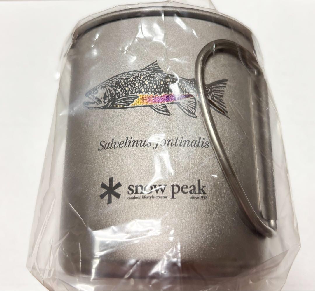 WILD-1 スノーピーク チタンマグ 300 ブルックトラウト 中禅寺湖