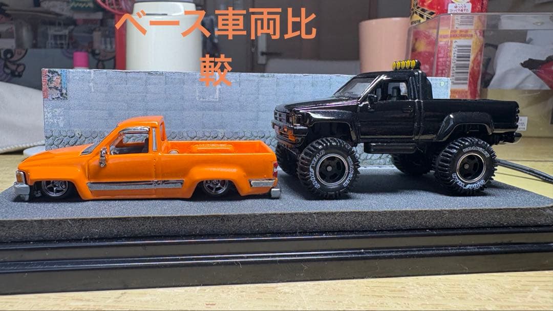 ホットウィール　バックトゥザフュチャー1987トヨタピックアップトラックカスタム