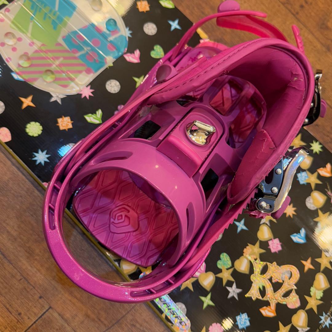 送込！レディーススノーボードセット142cmブーツ24cm K2 Salomon