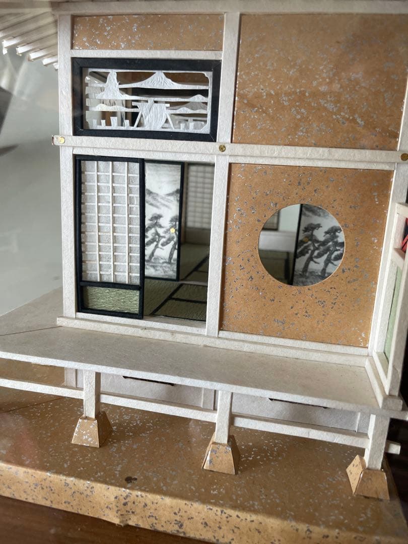 熊本伝統工芸 山鹿灯籠 肥後山鹿 和紙の芸術 和室 床の間 茶道室 正月 照明付