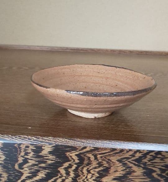 備前焼　金重素山　円山窯　皮鯨平茶碗　金重陶陽　茶碗