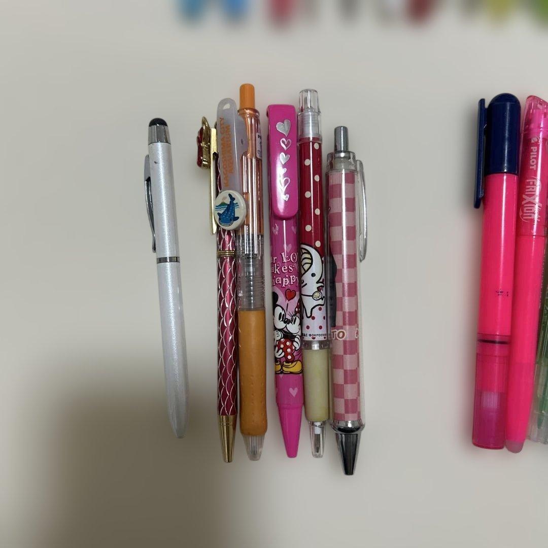 ボールペン カラーペン シャーペン 消しゴム 蛍光ペン 53点セット まとめ売り