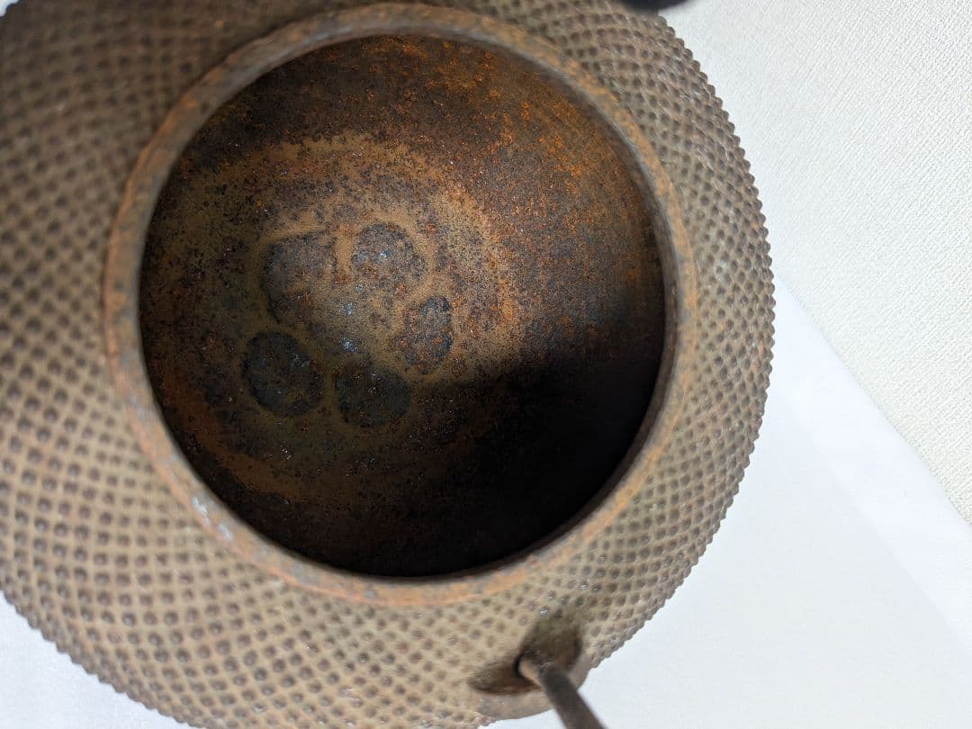 龍文堂 あられ 鉄瓶 ヴィンテージ