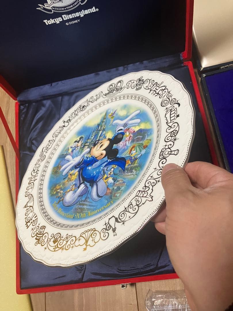 東京ディズニーシーグランドオープニング プレート皿　ランド20周年記念