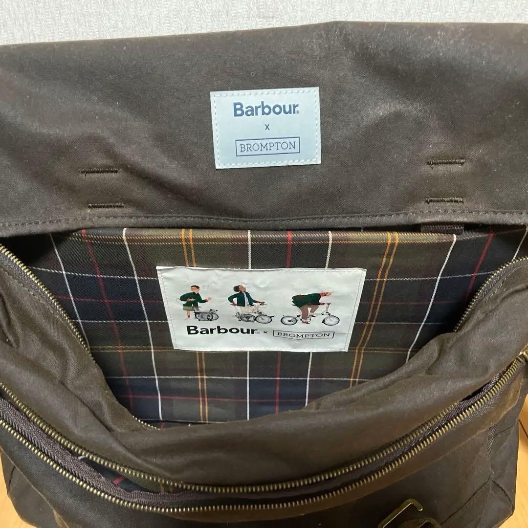 Barbour × Brompton Wax City Bag