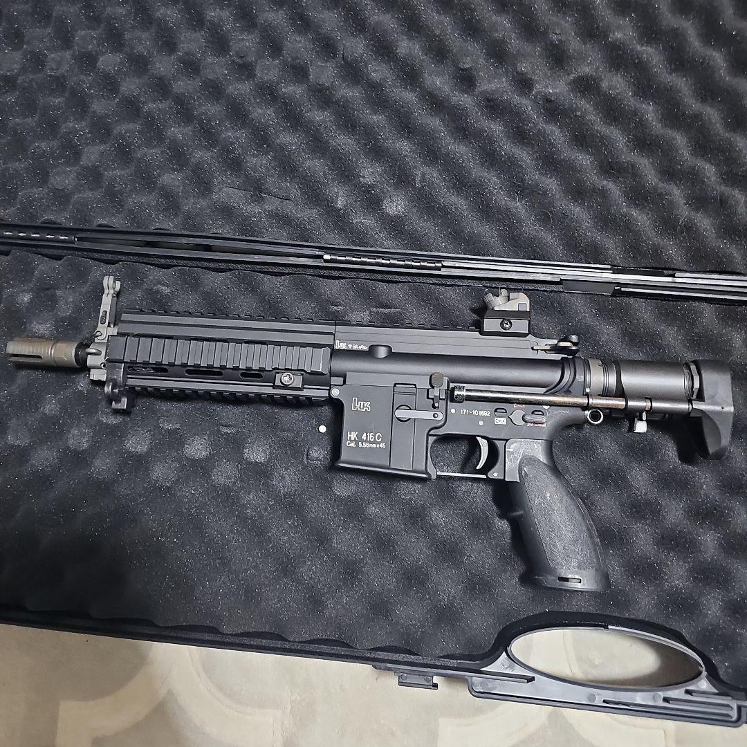 HK 416C ガスガン ブラック ケース付き
