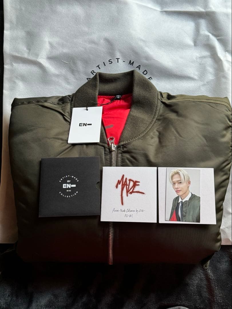 未使用品　ENHYPEN NI-KI MA-1 ニキ　アーティストメイドMサイズ