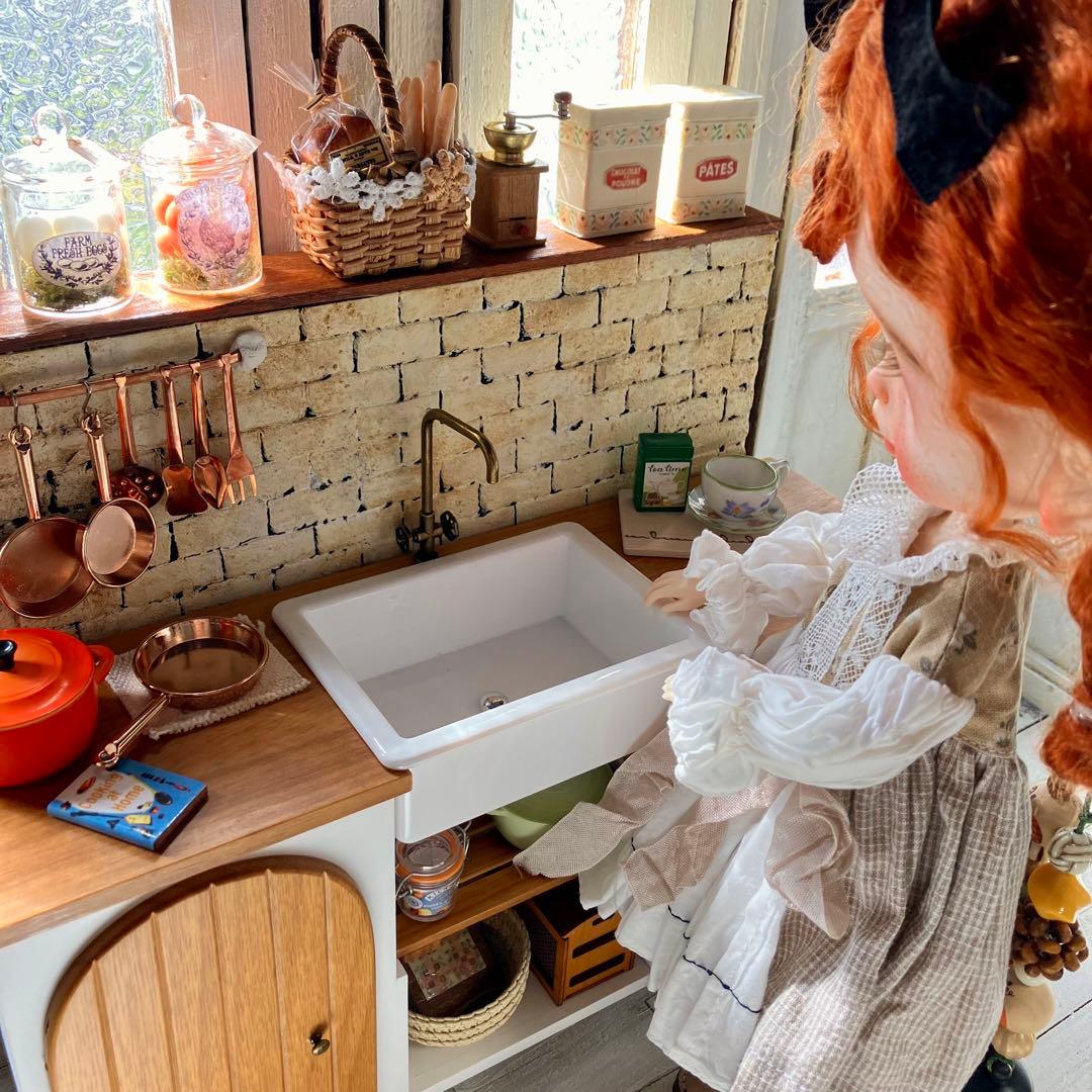 専用ページ　ミニチュア　ドール家具　キッチンシンク台