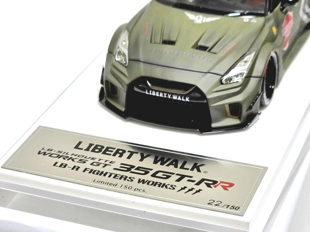 リバティウォーク 限定 Make Up GT-R LBWK1/43サイン入り