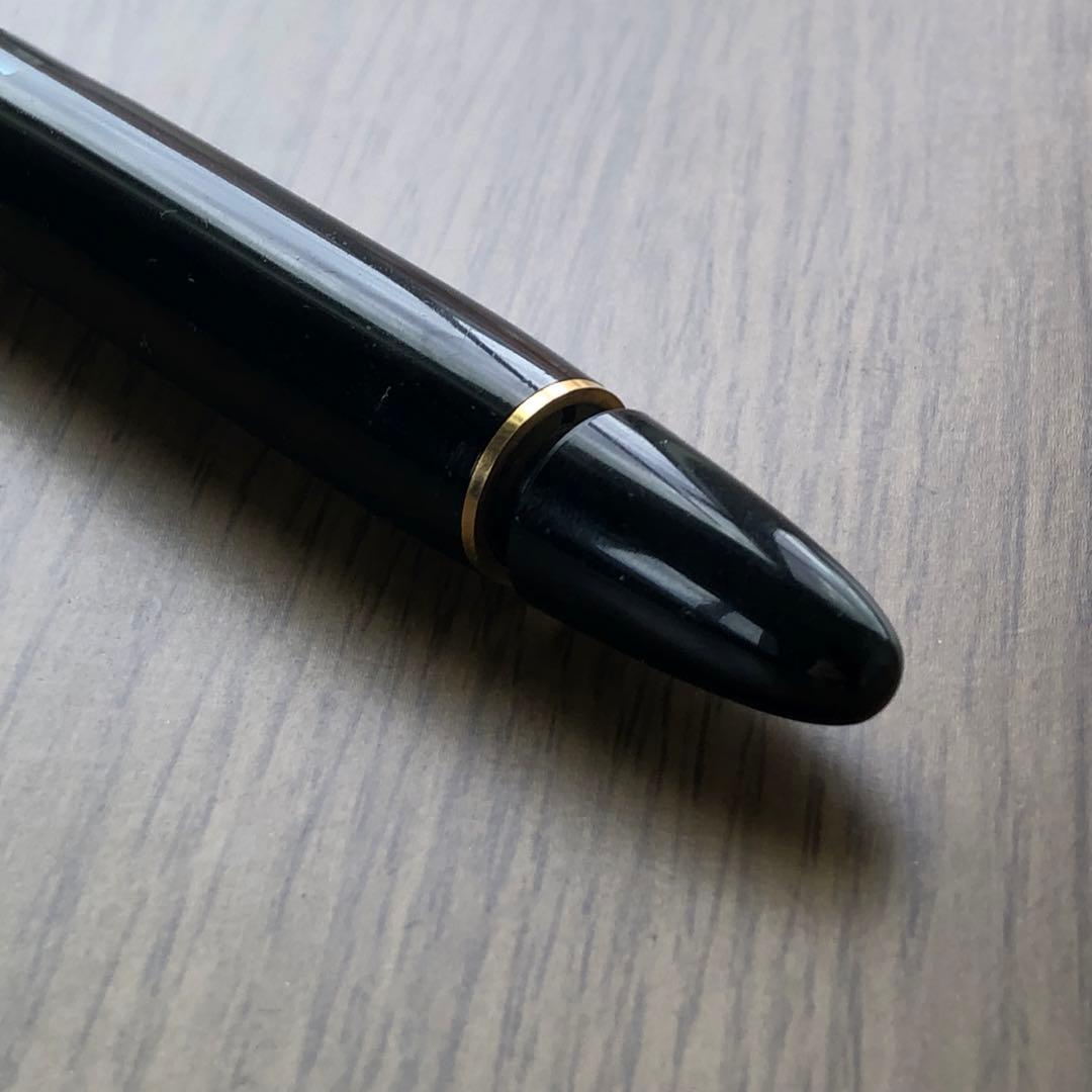 【希少・調整済み】モンブラン 149 14C 中白 二段エボナイト芯 万年筆