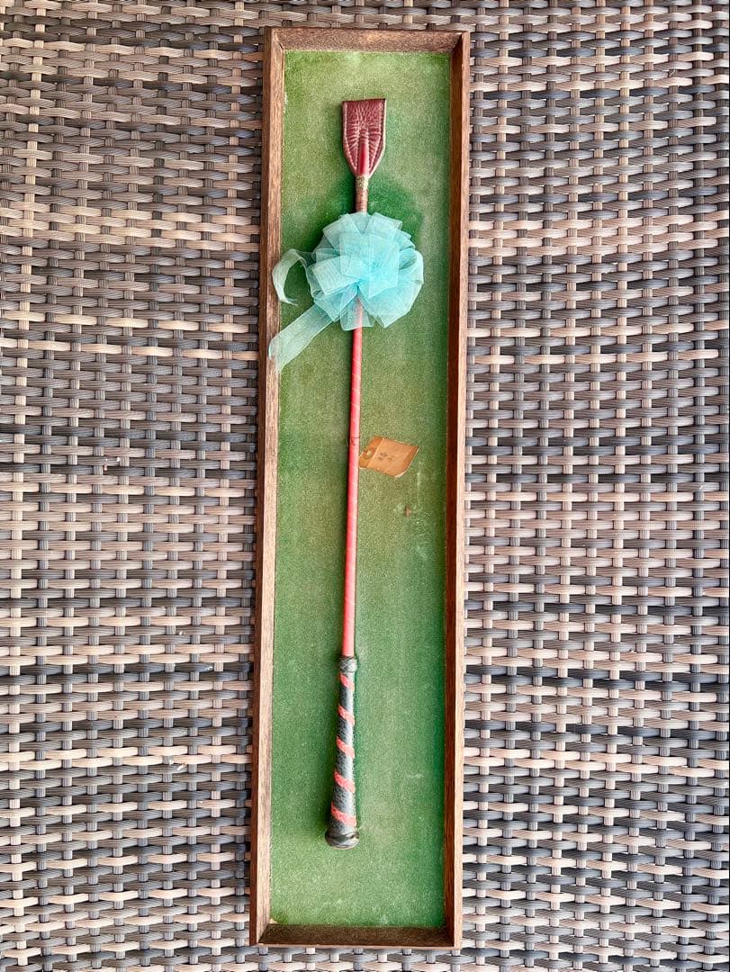 昭和40年　中山大障害　横山富雄騎手実使用　フジノオー号　ステッキ